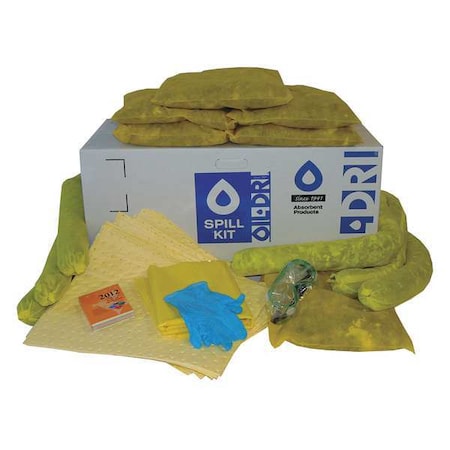 Spill Kit, 20 gal Volume Absorbed per Kit, 30 gal Capacity, Box, Brown MPN:L90730RG
