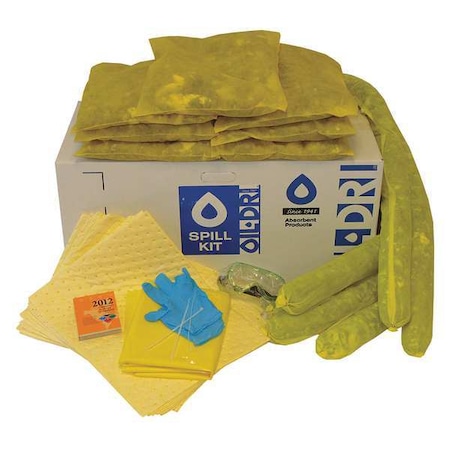 Spill Kit, 21 gal Volume Absorbed per Kit, 20 gal Capacity, Box, Brown MPN:L90894RG