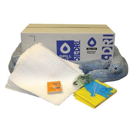 Spill Kit, 16 gal Volume Absorbed per Kit, 20 gal Capacity, Box, Brown MPN:L90942RG