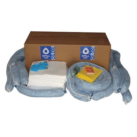 Spill Kit, 78 gal Volume Absorbed per Kit, 95 gal Capacity, Box, Brown MPN:L90943RG