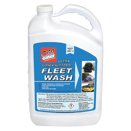 Fleet Wash Concentrate, Truck and Trailer Wash, 1 gal, Butyl-Free MPN:ATW1G70001