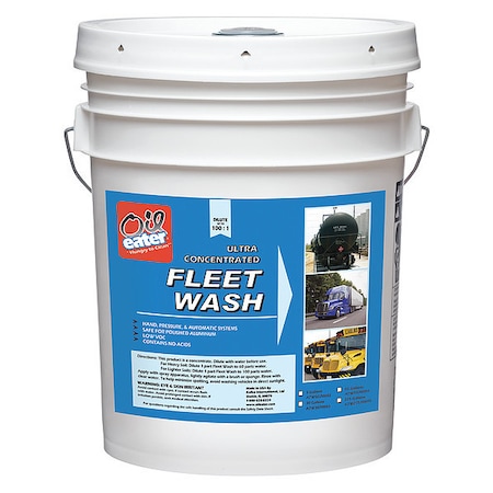 Fleet Wash Concentrate, Truck and Trailer Wash, 5 gal, Butyl-Free MPN:ATW5G70002