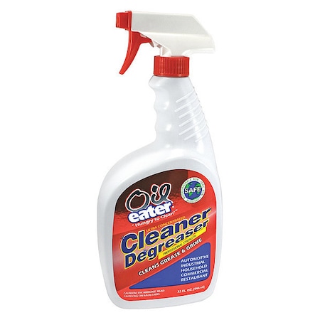 Cleaner/Degreaser, 32 Oz Trigger Spray Bottle, Liquid, Clear MPN:AOD3235362