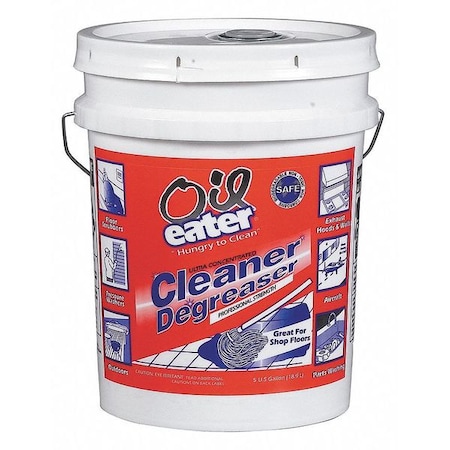 Cleaner/Degreaser, Water-based Parts Washer, Pail, 5 gal, Nonflammable, Clear MPN:AOD5G35438