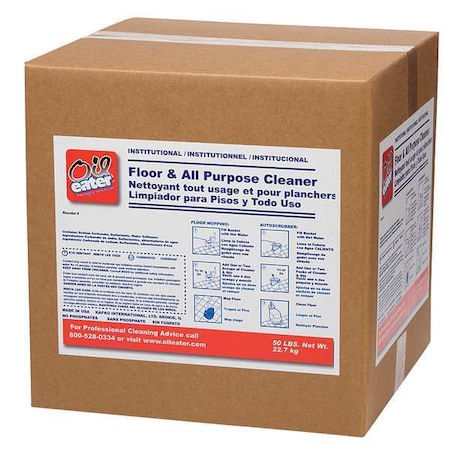 Floor Cleaner, Powder, 38 lb, Box MPN:AOF3801802