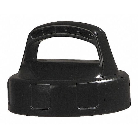 Storage Lid, Black, Plastic, 4 in H MPN:100101