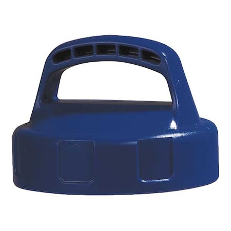 Storage Lid, Blue, Plastic, 4 in H MPN:100102