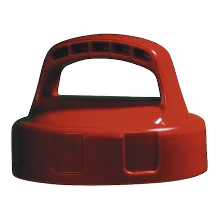 Storage Lid, Orange, Plastic, 4 in H MPN:100106