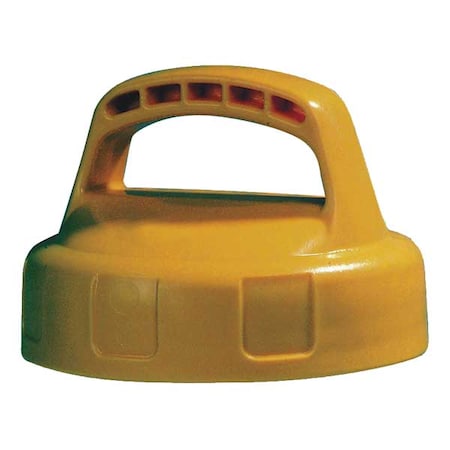 Storage Lid, Yellow, Plastic, 4 in H MPN:100109