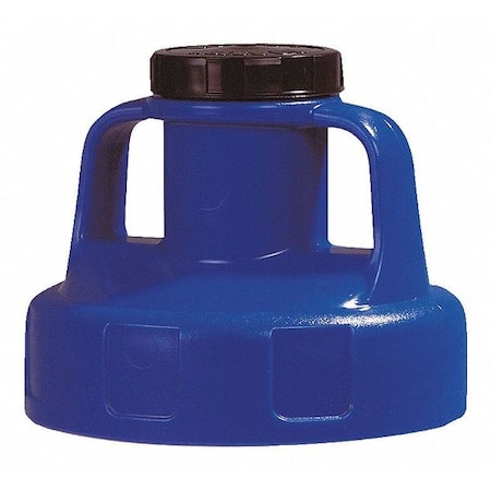 Utility Lid, w/2 In Outlet, HDPE, Blue MPN:100202