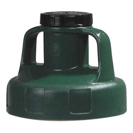 Utility Lid, w/2 In Outlet, HDPE, Dk Green MPN:100203