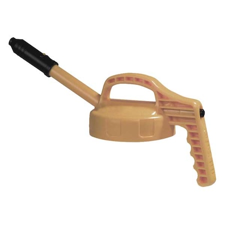 Stretch Spout Lid, Tan, Plastic, 9 1/4 in H MPN:100300
