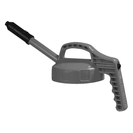 Stretch Spout Lid, w/0.5 In Outlet, Gray MPN:100304