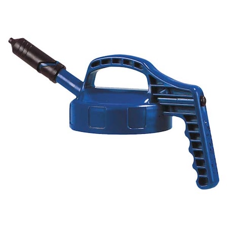 Mini Spout Lid, Blue, Plastic, 7 1/2 in H MPN:100402