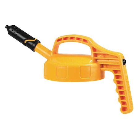 Mini Spout Lid, Yellow, Plastic, 7 1/2 in H MPN:100409