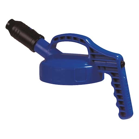 Stumpy Spout Lid, Blue, Plastic, 8 1/4 in H MPN:100502