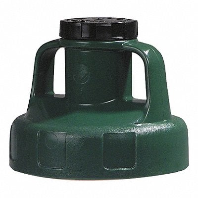 G3512 Utility Lid w/2 In Outlet HDPE Dk Green MPN:100203