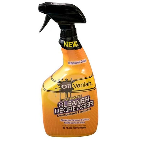 Cleaner/Degreaser, 1 Gal Trigger Spray Bottle, Liquid, 4 PK MPN:8505-004