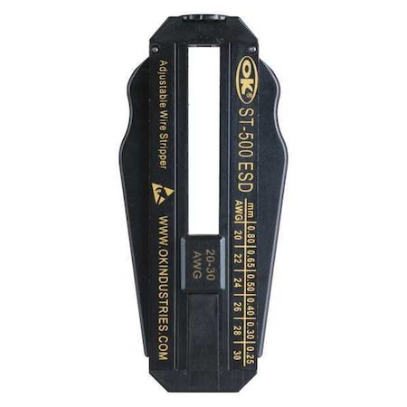 4 in ESD Safe Adjustable Wire Stripper 20 to 30 AWG MPN:ST-500ESD