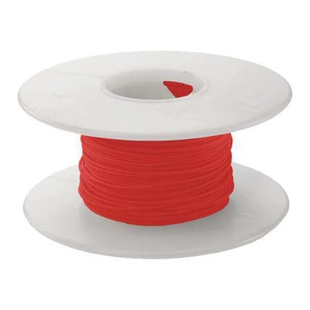 Spooled Wrapping Wire, 26 AWG, Red, Kynar® KSW, 100 ft MPN:KSW26R-0100