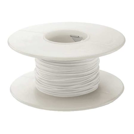 Spooled Wrapping Wire, 30 AWG, White, Kynar® KSW, 100 ft MPN:KSW30W-0100
