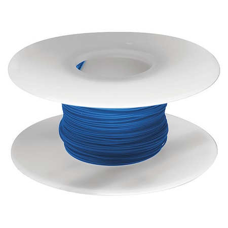 Spooled Wrapping Wire, 26 AWG, Blue, Kynar®, 100 ft MPN:R26B-0100