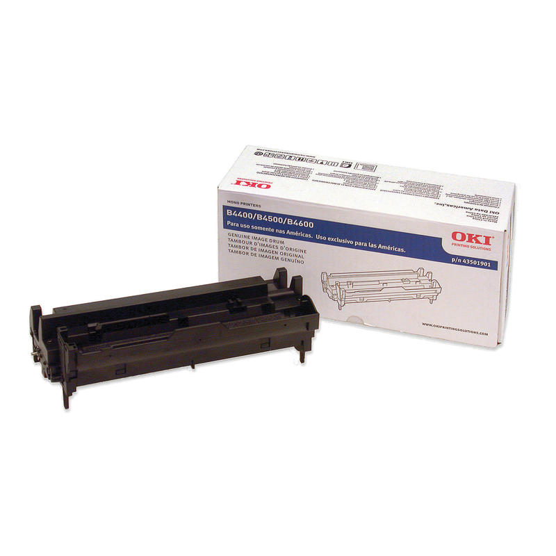 OKI 43501901 High-Yield Black Toner Drum MPN:43501901