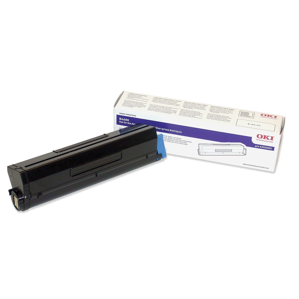OKI 43502001 Black High Yield Toner Cartridge MPN:43502001
