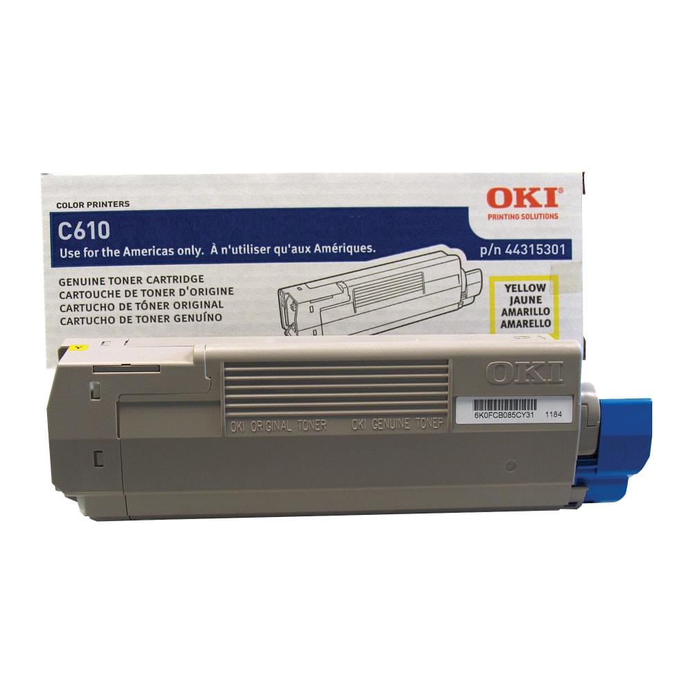 OKI 44315301 Yellow Toner Cartridge MPN:44315301