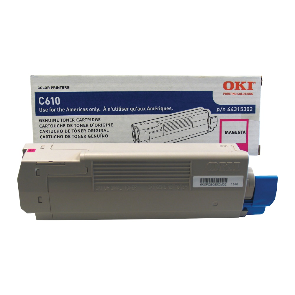 OKI 44315302 Magenta Toner Cartridge MPN:44315302
