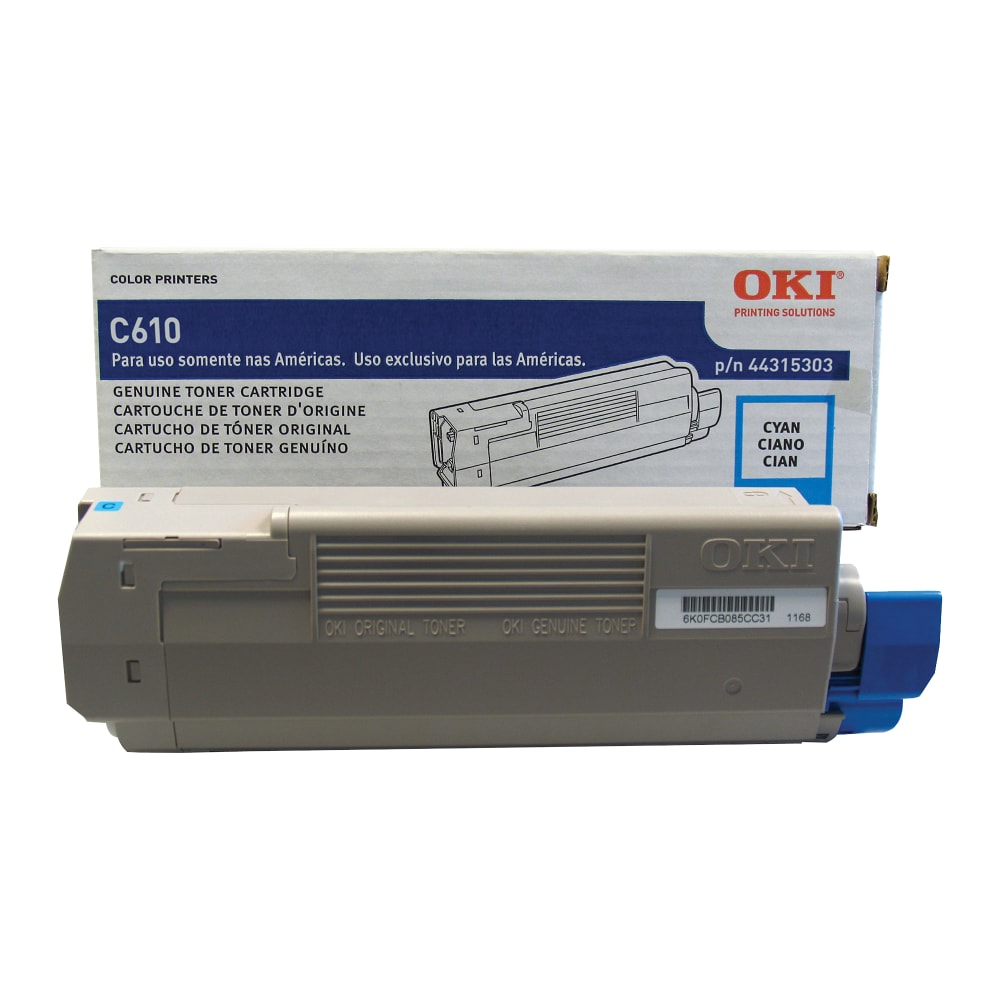 OKI 44315303 Cyan Toner Cartridge MPN:44315303