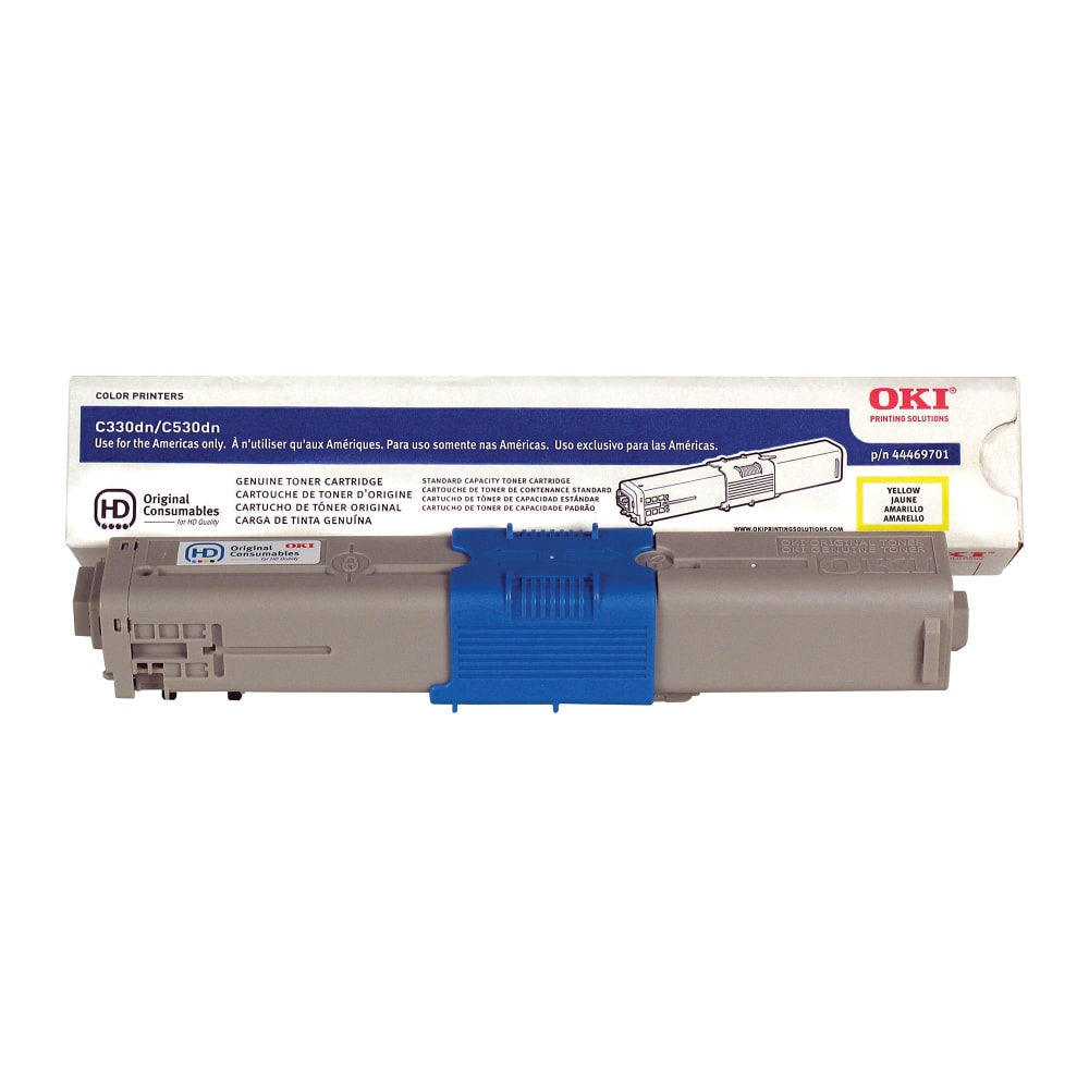 OKI 44469701 Yellow Toner Cartridge MPN:44469701