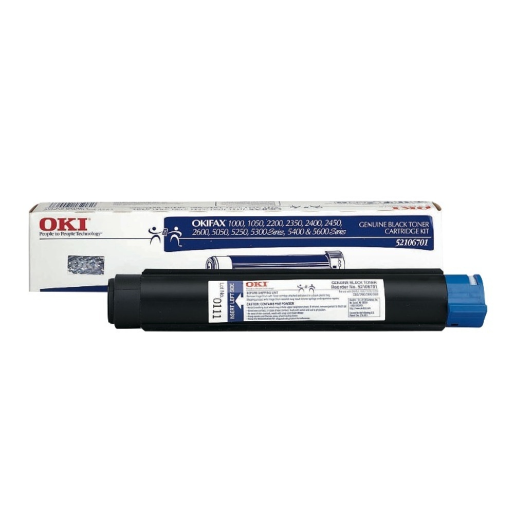 OKI 52106701 Black Fax Toner Kit MPN:52106701