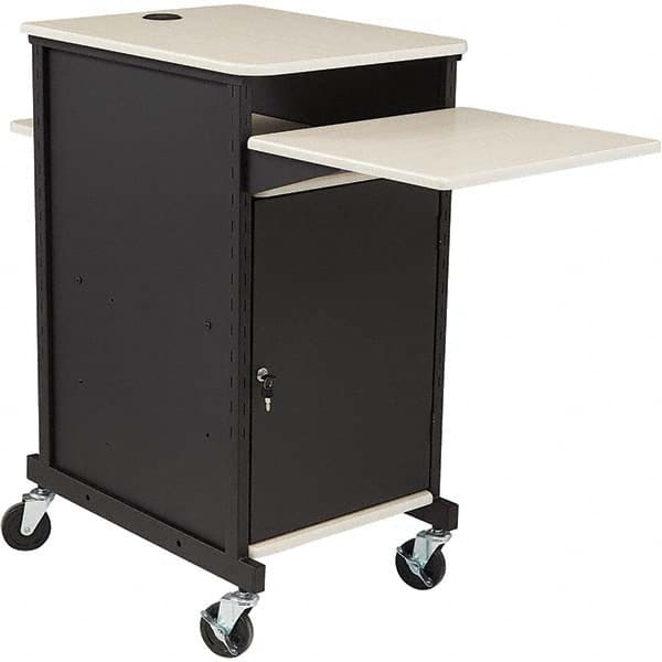 Audio-Visual Equipment Carts, Number Of Cabinets: 1 , Number Of Shelves: 2 , Overall Height: 40in , Overall Width: 21in , Shelf Material: Steel  MPN:PRC400