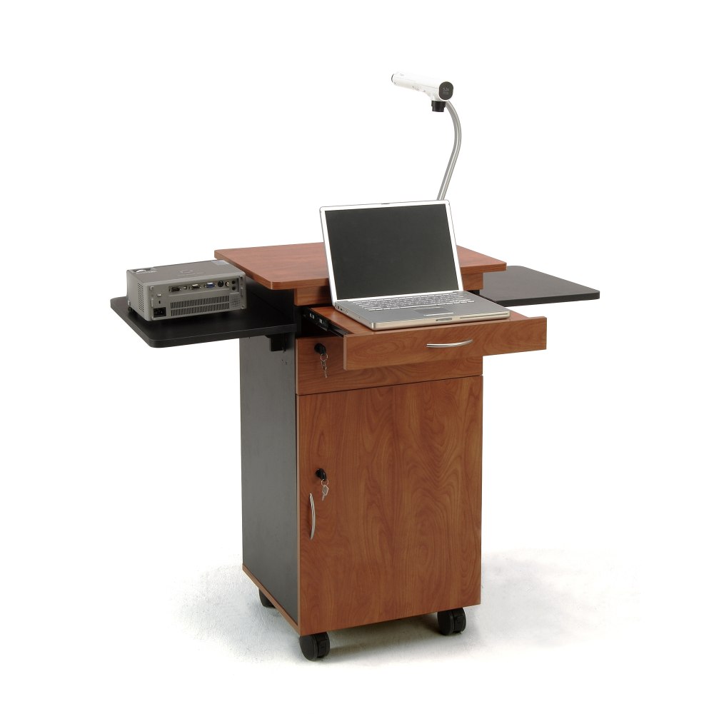 Oklahoma Sound? Multimedia Cart, Cherry/Black MPN:MMC