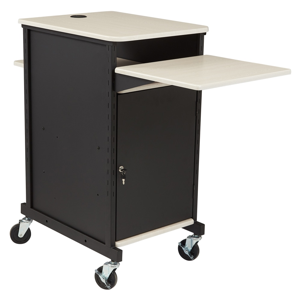 Oklahoma Sound? Jumbo Presentation Cart, Ivory/Black MPN:#PRC400