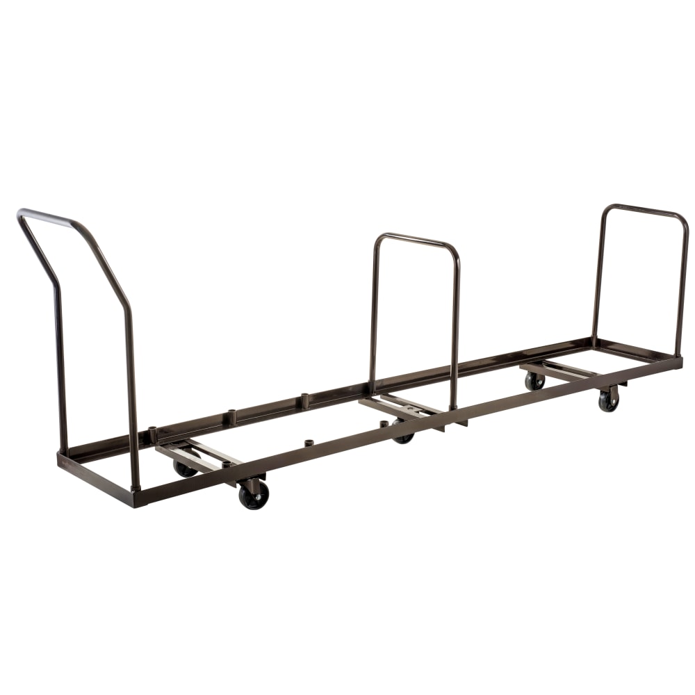 National Public Seating Folding Chair Dolly, DY-50, 38-1/2inH x 19-1/4inW x 109-1/2inD, Brown MPN:DY-50