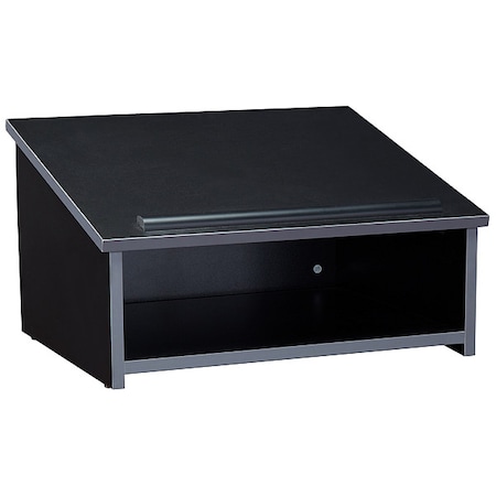 Tabletop Lectern, 13.75 in H, Black MPN:22-BK
