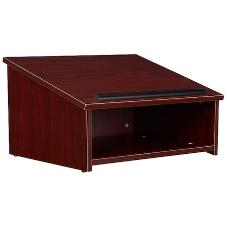 Tabletop Lectern, 13.75 in H, Mahogany MPN:22-MY
