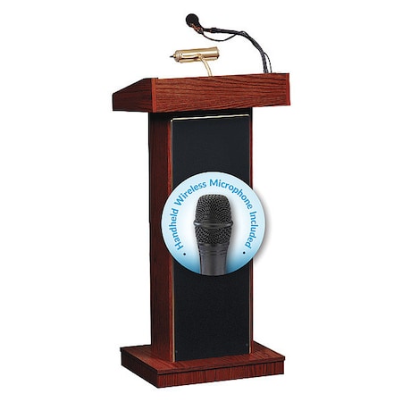 Orator Wireless Sound Lectern, Mahogany MPN:800X-MY/LWM-5