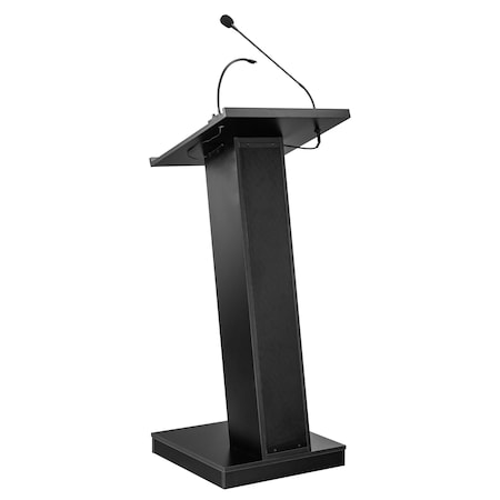 Sound Lectern, 46.5 in H, Black MPN:ZED