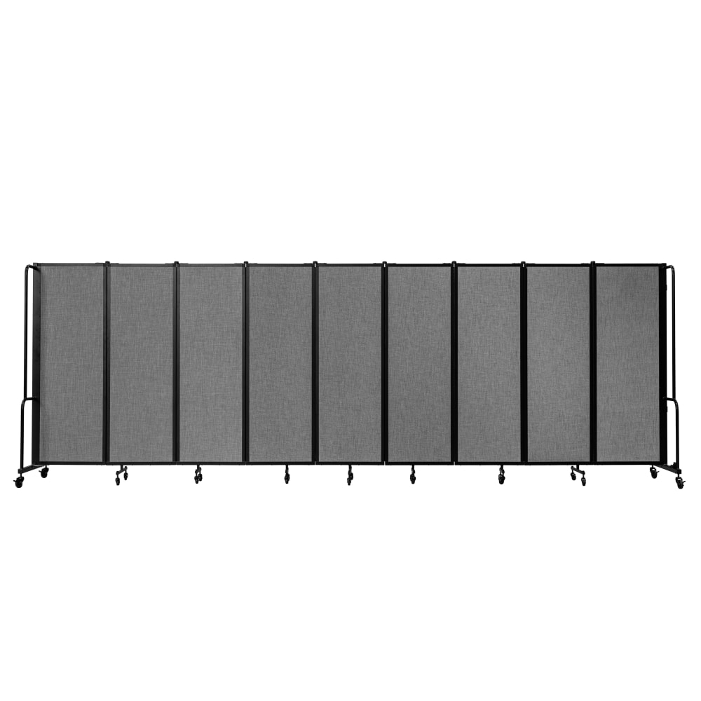 National Public Seating Room Divider, 3-Section, 72inH x 27inW x 210inD, Gray MPN:RDB6-9PT02/1