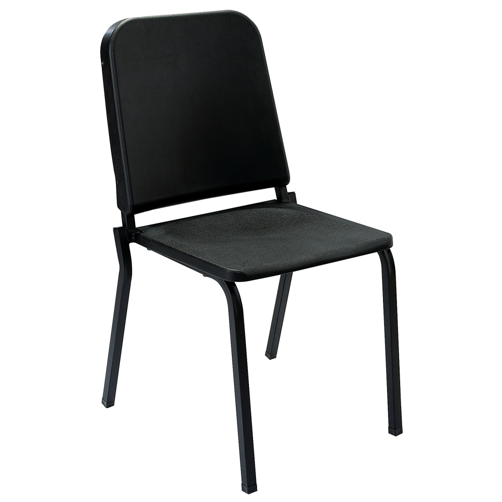 National Public Seating Melody Stackable Music Chairs, Black, Set Of 2 MPN:8210/2