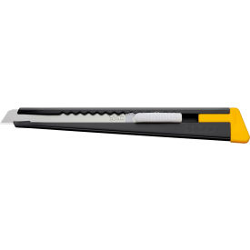 OLFA® 9 mm 180 Metal Precision Knife with Solid Blade Black 1111774 - Pkg Qty 12