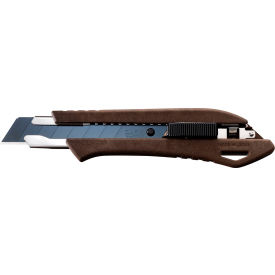 OLFA® 18mm WD-AL Wood Composite Auto Lock Utility Knife Brown 3729357