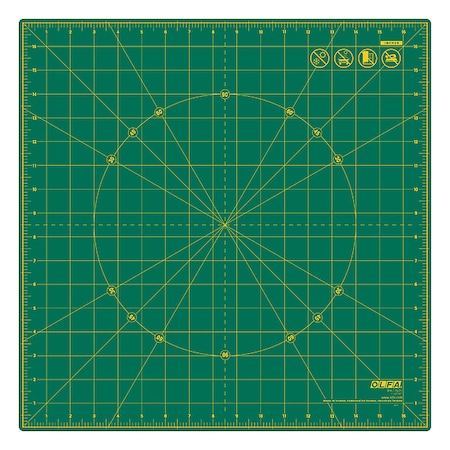 Cutting Mat, Green, L.N. 17'', W.N. 17'' MPN:RM-17S-01