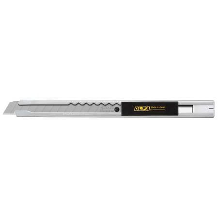 Snap-Off Utility Knife, Stainless Steel 5 1/2 in L MPN:SVR-1