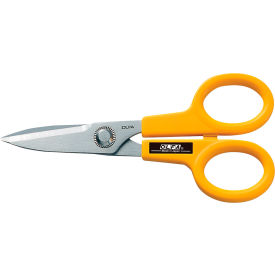 OLFA® SCS-1 Heavy Duty Serrated Edge Stainless Steel Scissors Yellow 5
