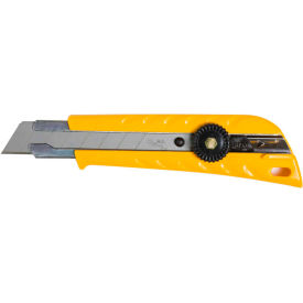 OLFA® L-1 Pistol Grip Ratchet-Lock Utility Knife - Yellow 5003