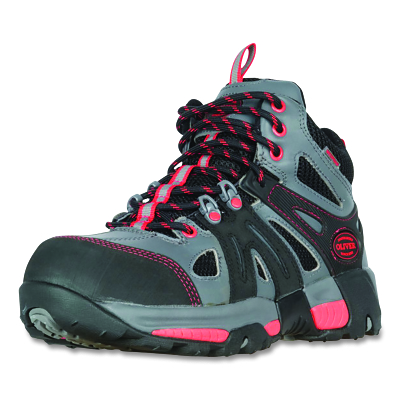 Gray/Red Leather Mid-Hiker 5 In Steel Toe Wp MPN:OL11113-GRY-120